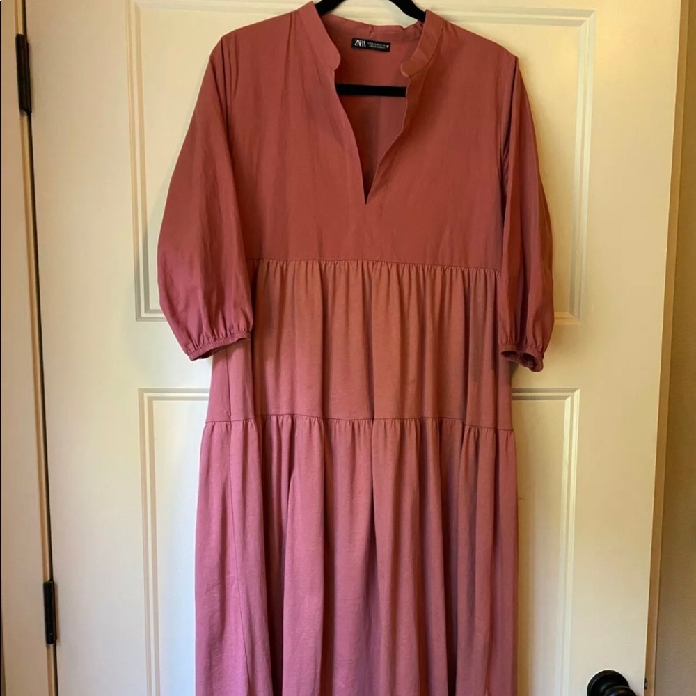 COPY - Zara Tiered Midi Dress M